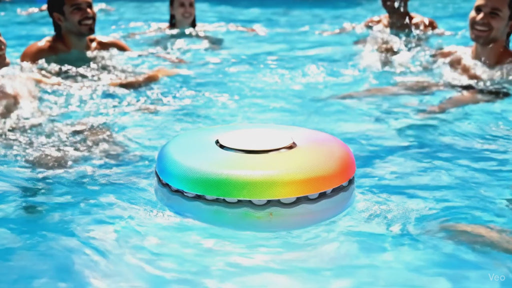 🎶🌈 ¡El Parlante que Flota, Brilla y Suena Increíble!