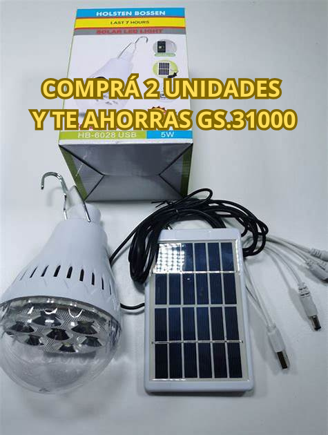 FOCO PORTATIL SOLAR